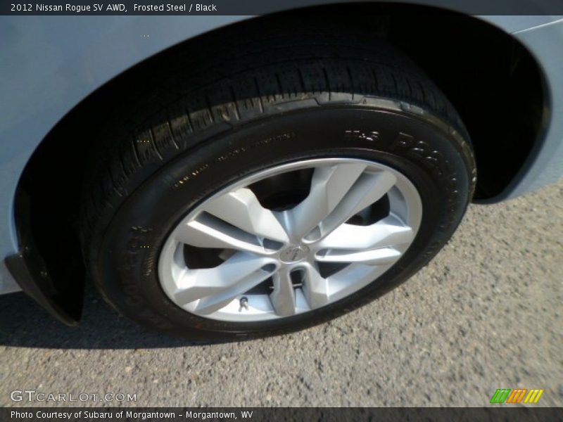 Frosted Steel / Black 2012 Nissan Rogue SV AWD