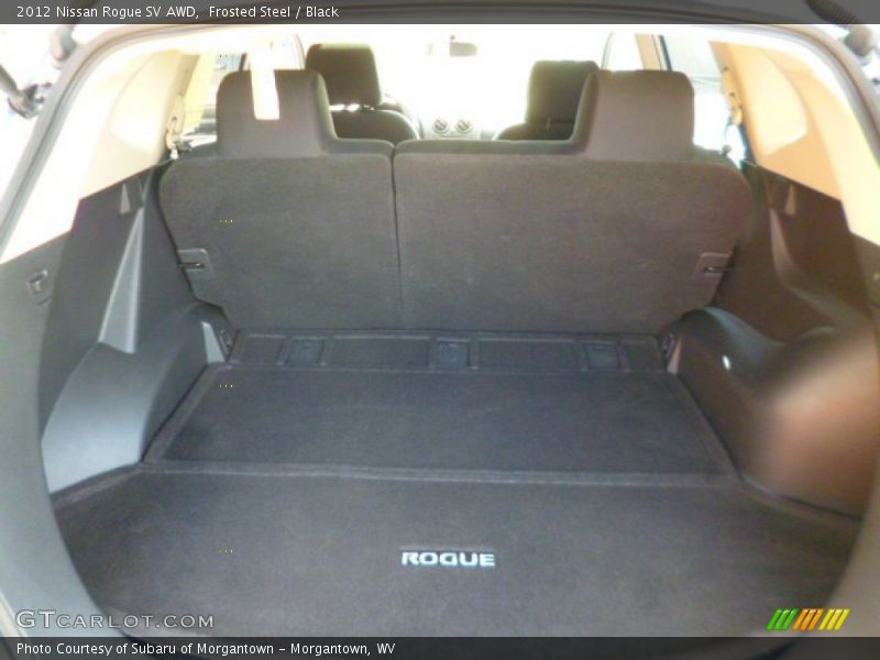 Frosted Steel / Black 2012 Nissan Rogue SV AWD