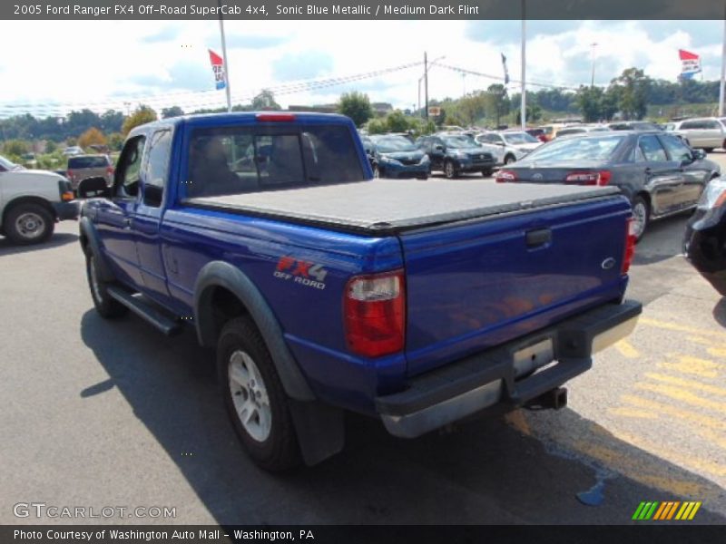 Sonic Blue Metallic / Medium Dark Flint 2005 Ford Ranger FX4 Off-Road SuperCab 4x4