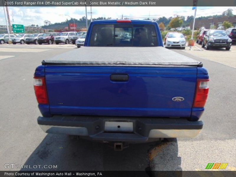 Sonic Blue Metallic / Medium Dark Flint 2005 Ford Ranger FX4 Off-Road SuperCab 4x4