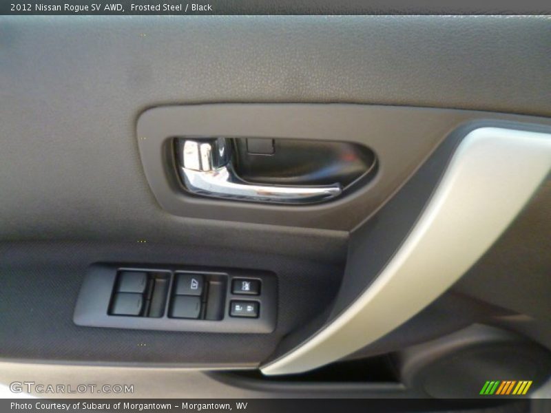 Frosted Steel / Black 2012 Nissan Rogue SV AWD
