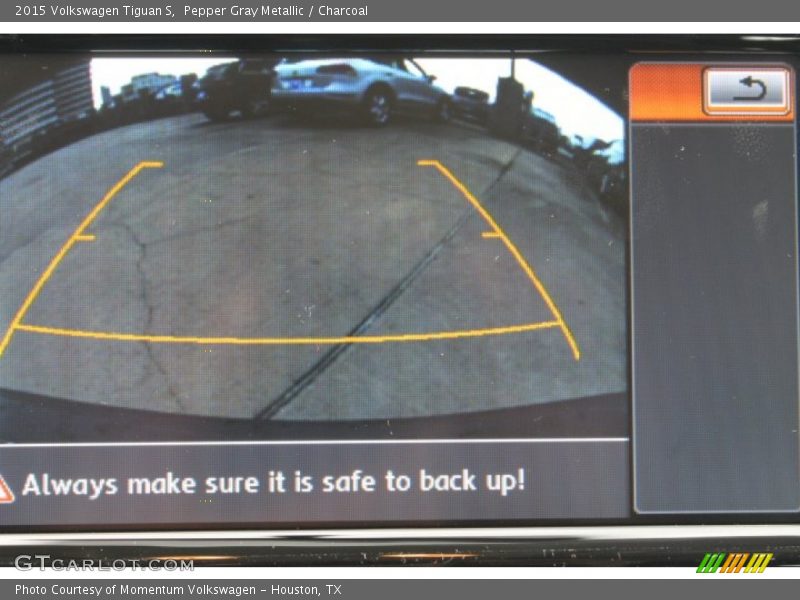Pepper Gray Metallic / Charcoal 2015 Volkswagen Tiguan S