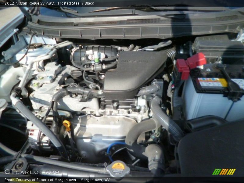Frosted Steel / Black 2012 Nissan Rogue SV AWD
