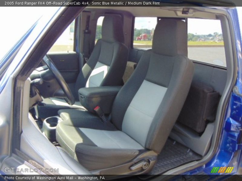 Sonic Blue Metallic / Medium Dark Flint 2005 Ford Ranger FX4 Off-Road SuperCab 4x4