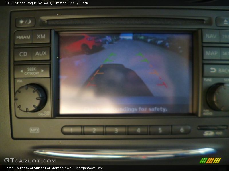 Frosted Steel / Black 2012 Nissan Rogue SV AWD