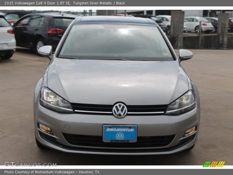 Tungsten Silver Metallic / Black 2015 Volkswagen Golf 4 Door 1.8T SE