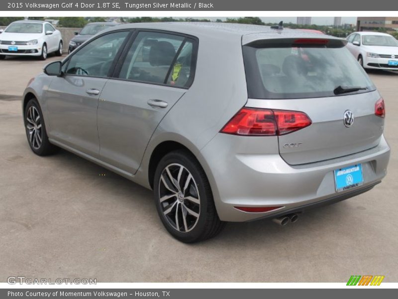 Tungsten Silver Metallic / Black 2015 Volkswagen Golf 4 Door 1.8T SE