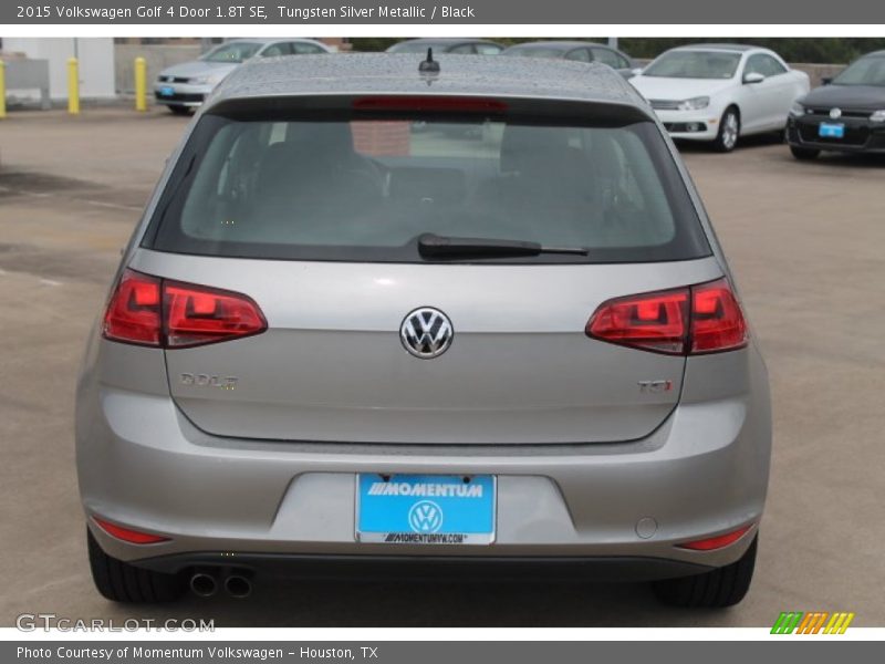 Tungsten Silver Metallic / Black 2015 Volkswagen Golf 4 Door 1.8T SE