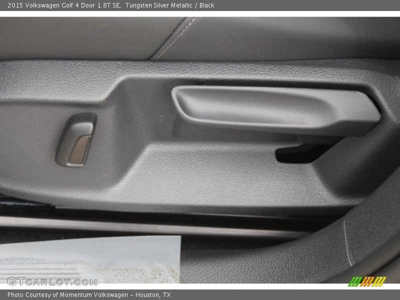 Tungsten Silver Metallic / Black 2015 Volkswagen Golf 4 Door 1.8T SE