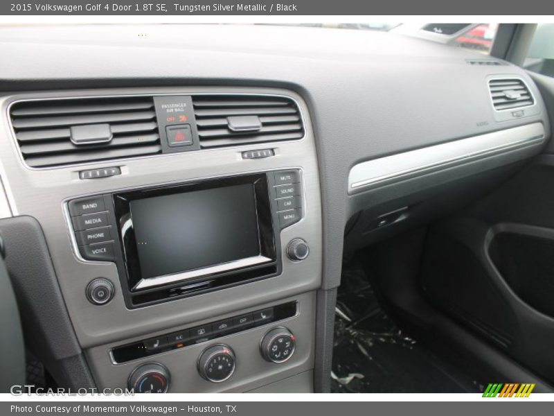 Tungsten Silver Metallic / Black 2015 Volkswagen Golf 4 Door 1.8T SE