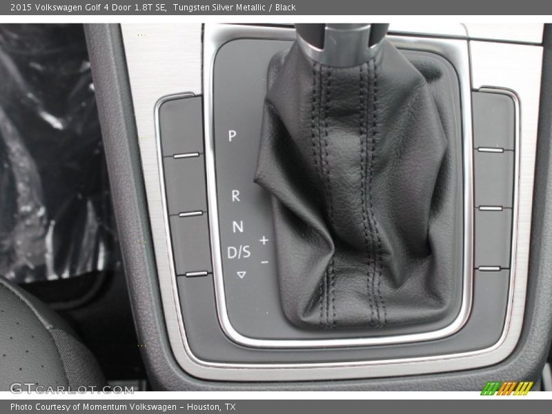 Tungsten Silver Metallic / Black 2015 Volkswagen Golf 4 Door 1.8T SE
