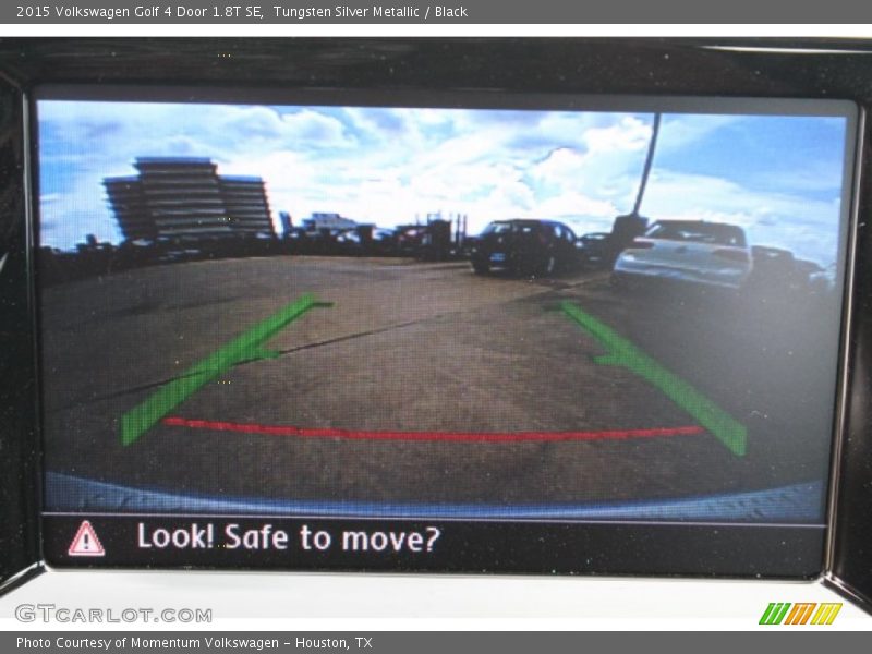 Tungsten Silver Metallic / Black 2015 Volkswagen Golf 4 Door 1.8T SE