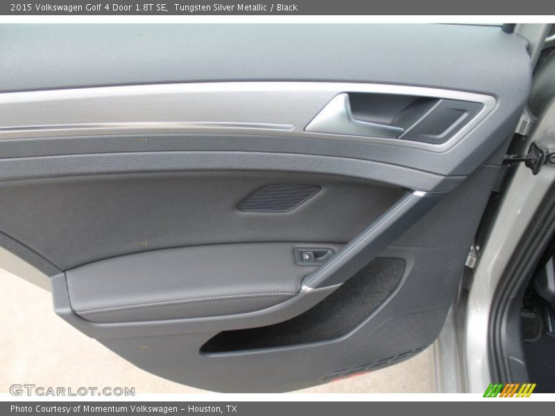 Tungsten Silver Metallic / Black 2015 Volkswagen Golf 4 Door 1.8T SE