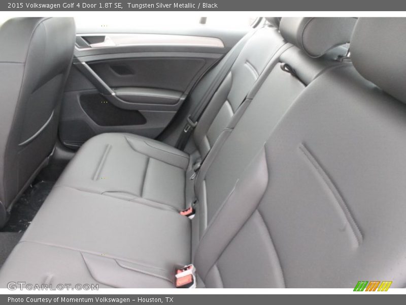 Tungsten Silver Metallic / Black 2015 Volkswagen Golf 4 Door 1.8T SE