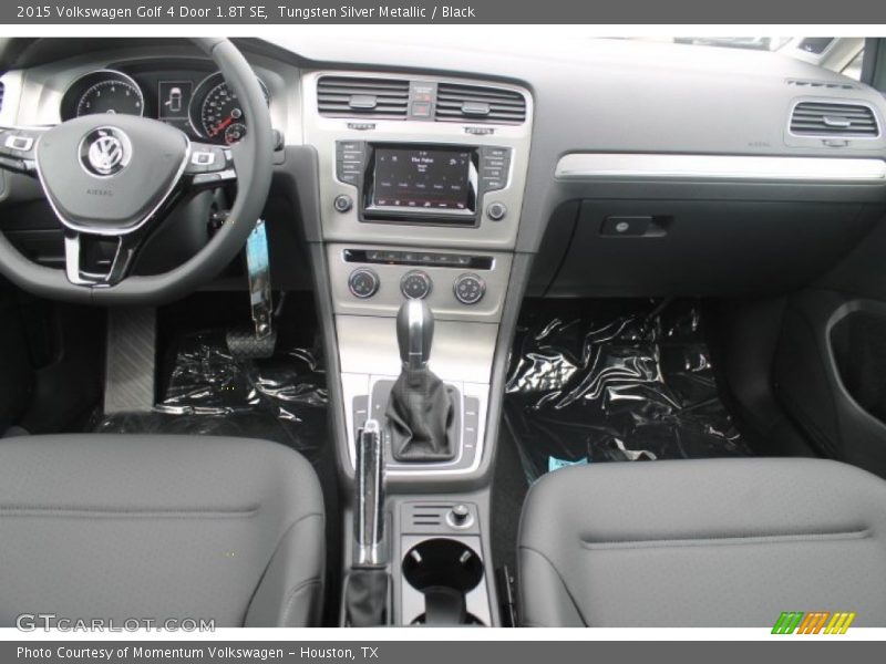 Tungsten Silver Metallic / Black 2015 Volkswagen Golf 4 Door 1.8T SE