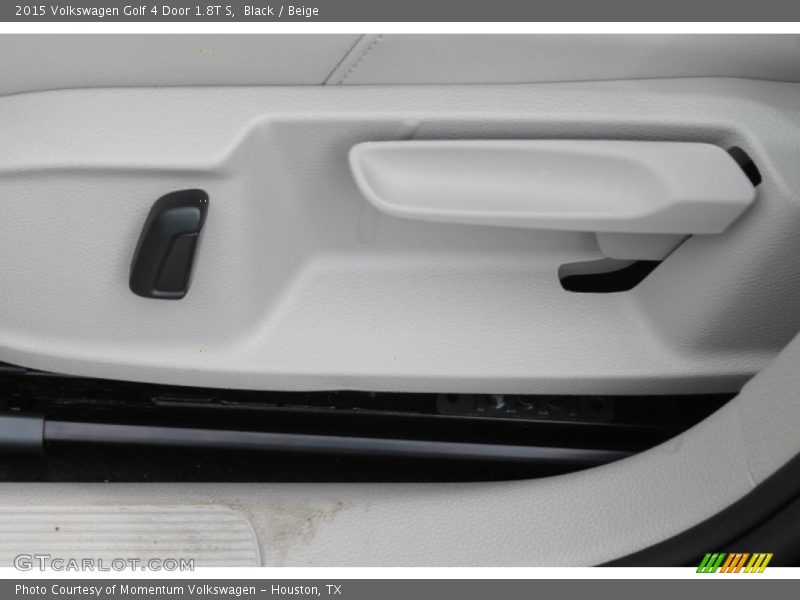 Black / Beige 2015 Volkswagen Golf 4 Door 1.8T S