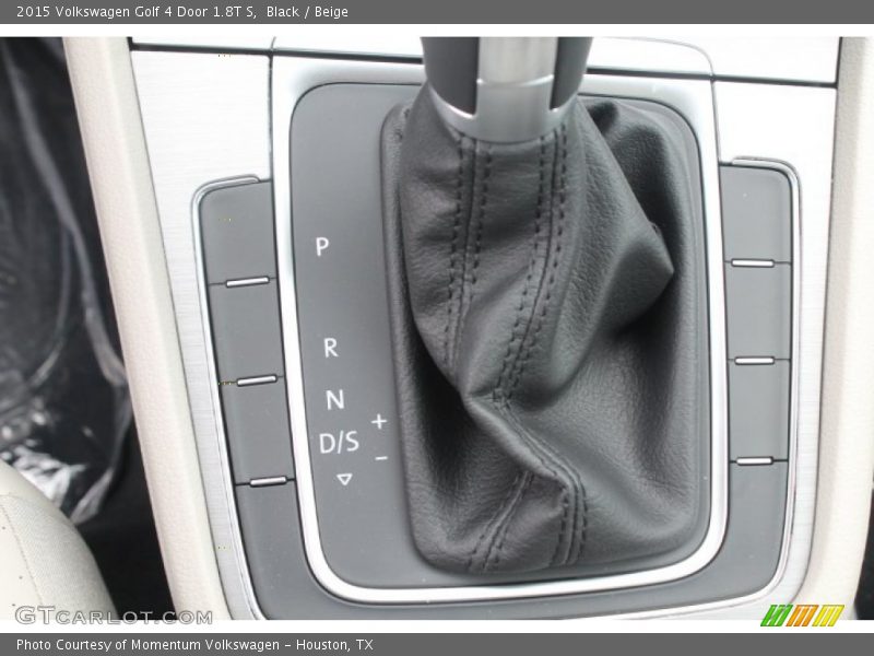 Black / Beige 2015 Volkswagen Golf 4 Door 1.8T S