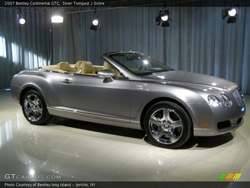 Silver Tempest / Ochre 2007 Bentley Continental GTC