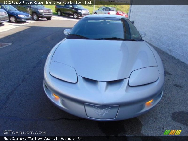 Bright Silver Metallic / Ebony Black 2002 Pontiac Firebird Coupe