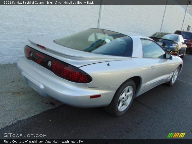 Bright Silver Metallic / Ebony Black 2002 Pontiac Firebird Coupe