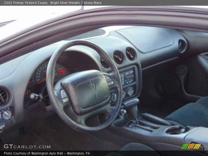 Bright Silver Metallic / Ebony Black 2002 Pontiac Firebird Coupe
