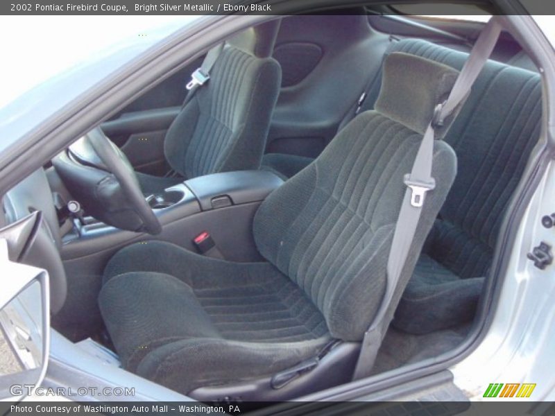 Bright Silver Metallic / Ebony Black 2002 Pontiac Firebird Coupe