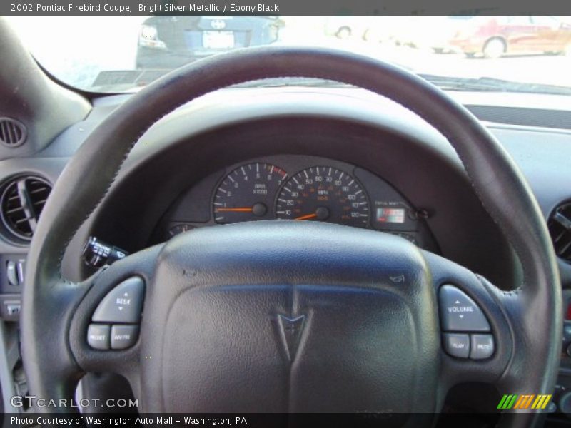 Bright Silver Metallic / Ebony Black 2002 Pontiac Firebird Coupe