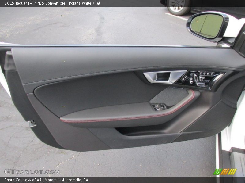 Polaris White / Jet 2015 Jaguar F-TYPE S Convertible