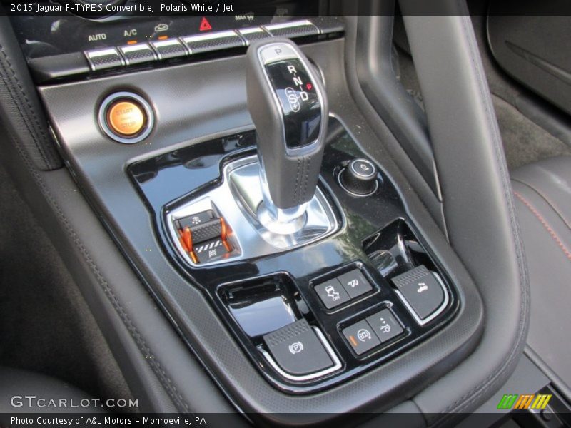 Polaris White / Jet 2015 Jaguar F-TYPE S Convertible