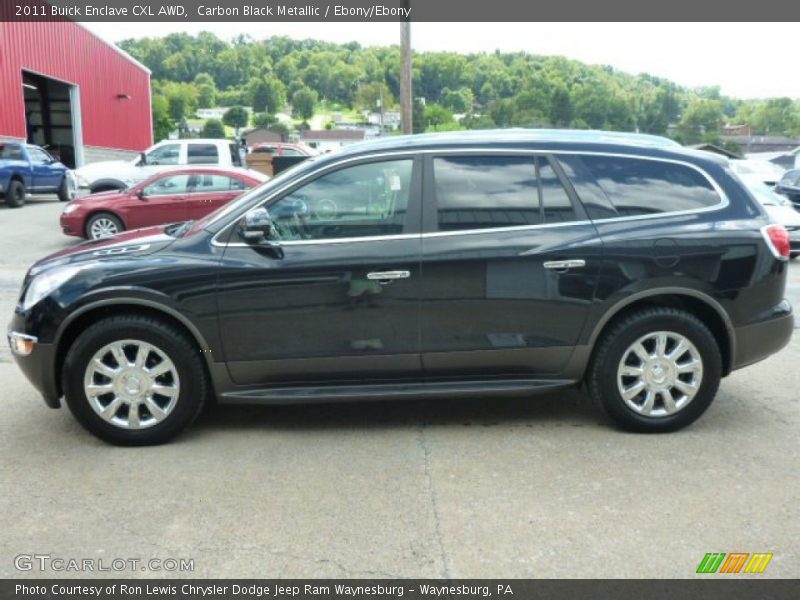 Carbon Black Metallic / Ebony/Ebony 2011 Buick Enclave CXL AWD