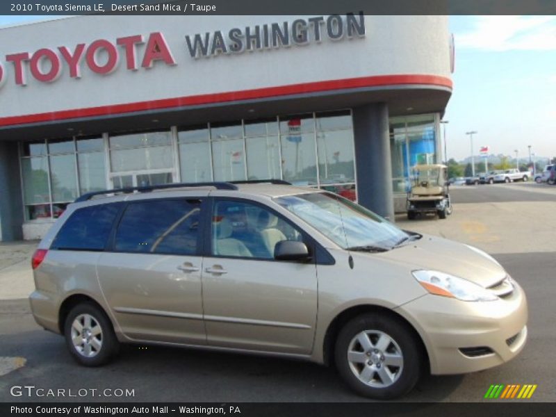 Desert Sand Mica / Taupe 2010 Toyota Sienna LE