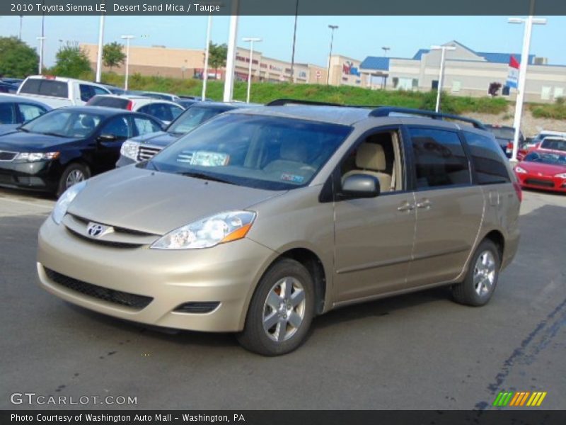 Desert Sand Mica / Taupe 2010 Toyota Sienna LE