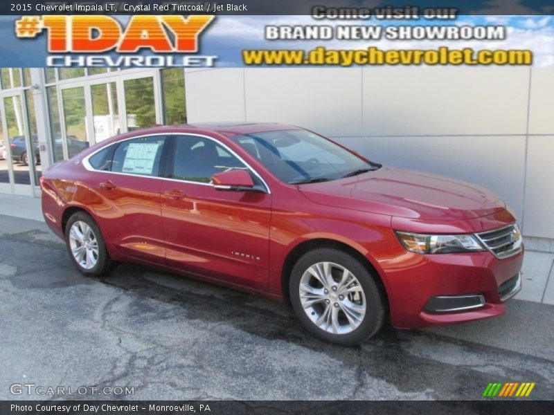 Crystal Red Tintcoat / Jet Black 2015 Chevrolet Impala LT