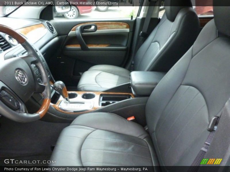 Carbon Black Metallic / Ebony/Ebony 2011 Buick Enclave CXL AWD