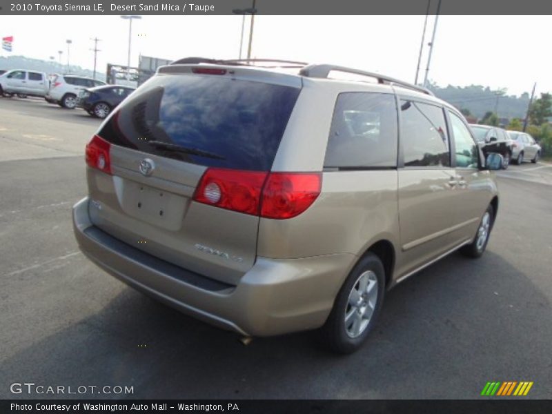 Desert Sand Mica / Taupe 2010 Toyota Sienna LE