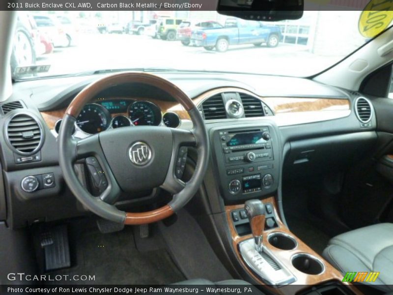 Carbon Black Metallic / Ebony/Ebony 2011 Buick Enclave CXL AWD