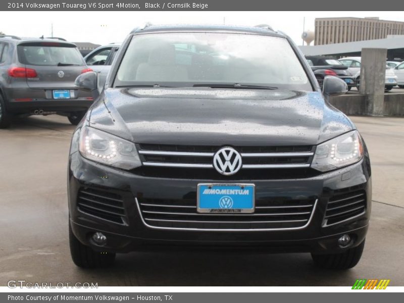 Black / Cornsilk Beige 2014 Volkswagen Touareg V6 Sport 4Motion