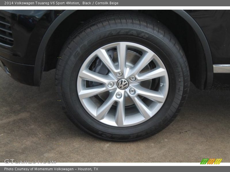 Black / Cornsilk Beige 2014 Volkswagen Touareg V6 Sport 4Motion