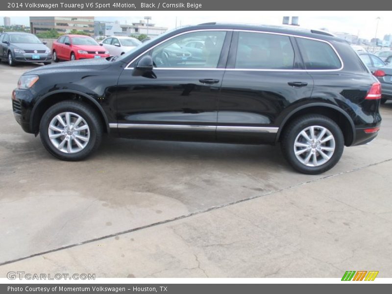 Black / Cornsilk Beige 2014 Volkswagen Touareg V6 Sport 4Motion