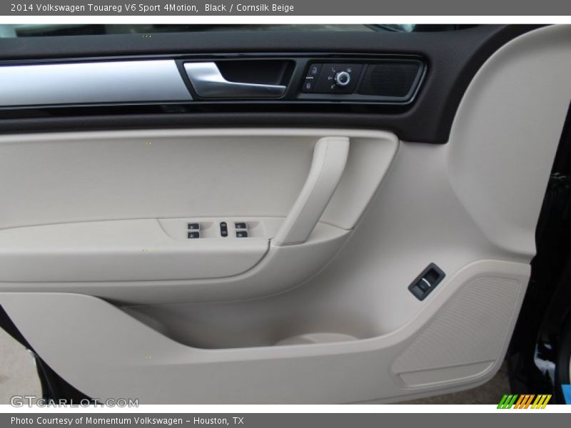 Black / Cornsilk Beige 2014 Volkswagen Touareg V6 Sport 4Motion