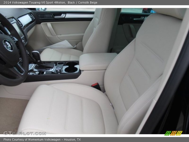 Black / Cornsilk Beige 2014 Volkswagen Touareg V6 Sport 4Motion