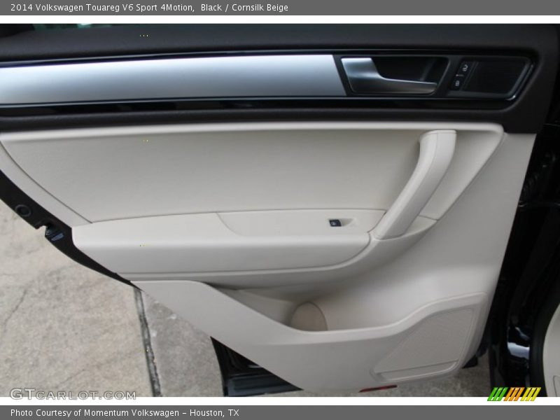 Black / Cornsilk Beige 2014 Volkswagen Touareg V6 Sport 4Motion