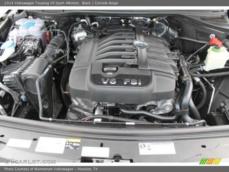 Black / Cornsilk Beige 2014 Volkswagen Touareg V6 Sport 4Motion