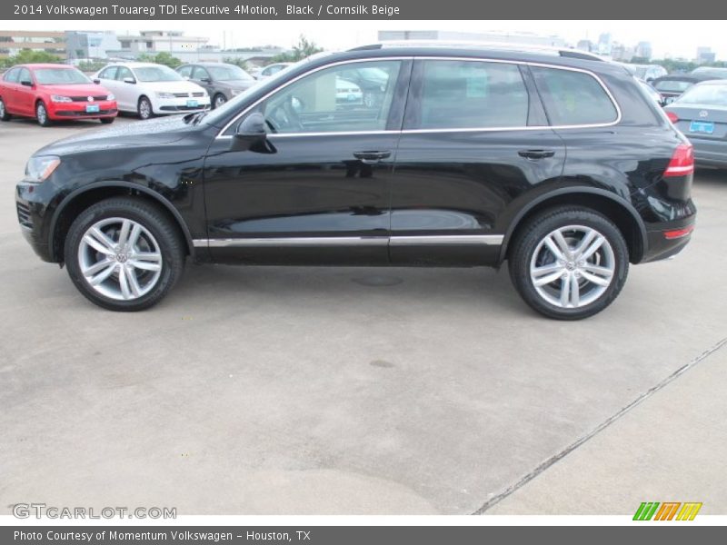 Black / Cornsilk Beige 2014 Volkswagen Touareg TDI Executive 4Motion