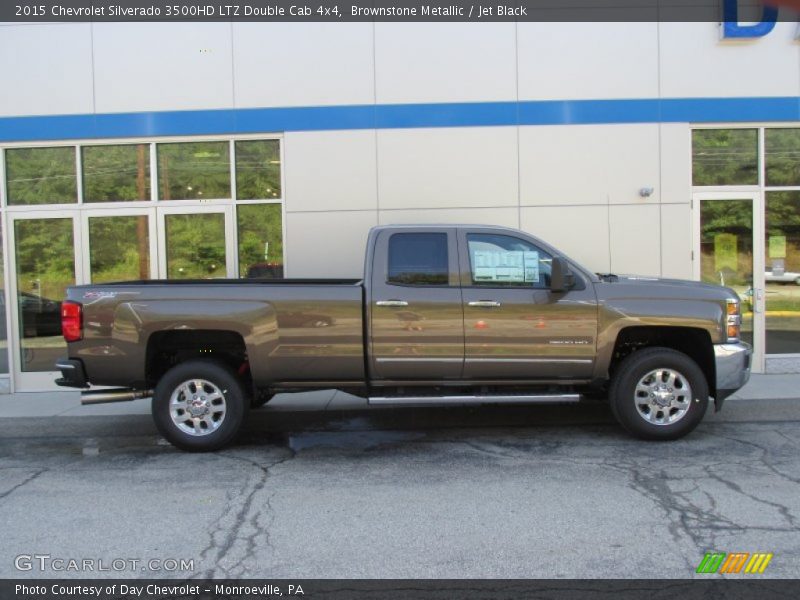 Brownstone Metallic / Jet Black 2015 Chevrolet Silverado 3500HD LTZ Double Cab 4x4