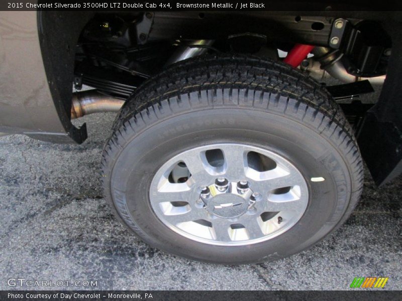 Brownstone Metallic / Jet Black 2015 Chevrolet Silverado 3500HD LTZ Double Cab 4x4