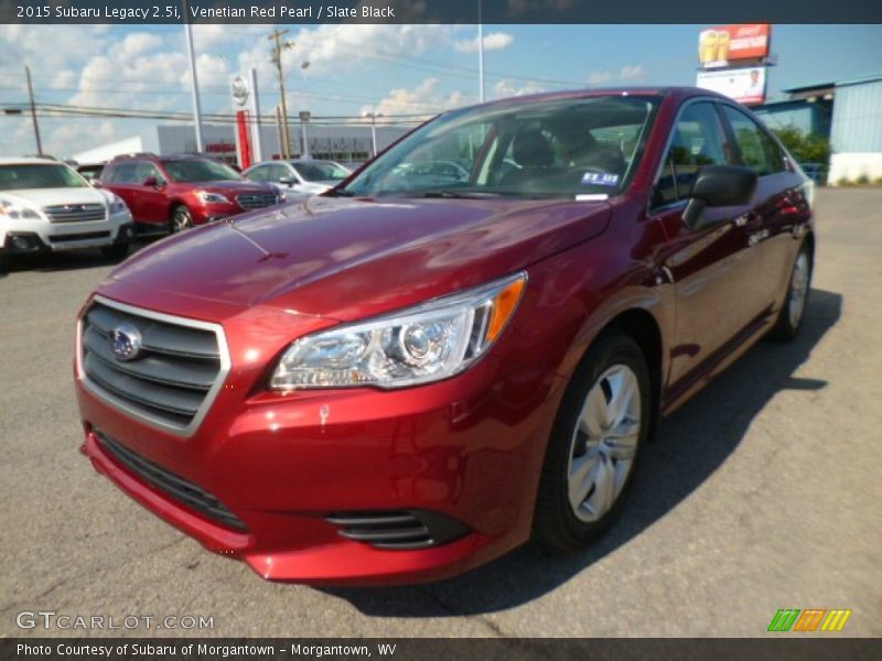 Venetian Red Pearl / Slate Black 2015 Subaru Legacy 2.5i
