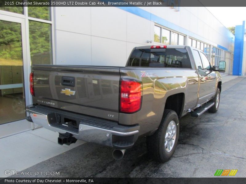 Brownstone Metallic / Jet Black 2015 Chevrolet Silverado 3500HD LTZ Double Cab 4x4