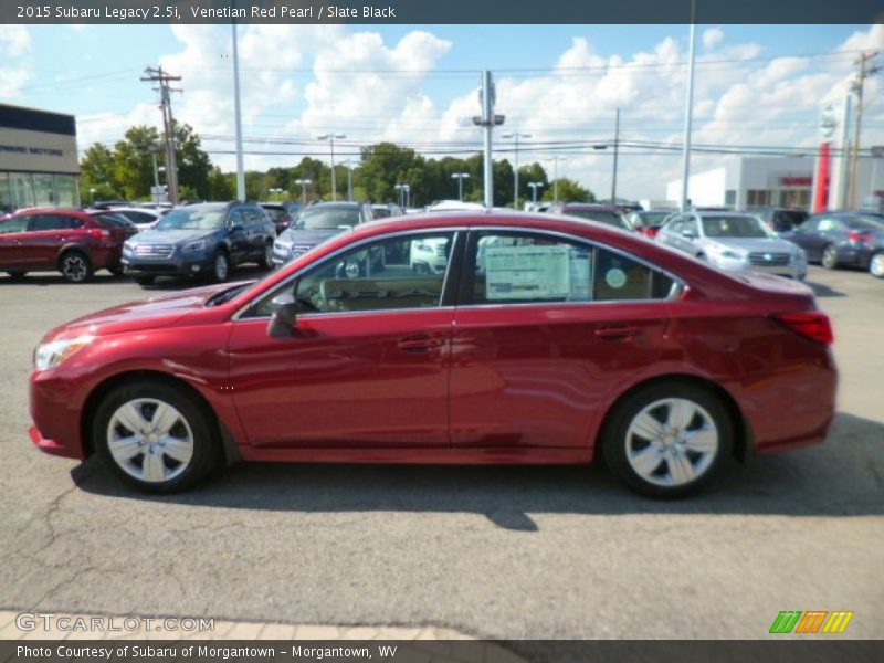 Venetian Red Pearl / Slate Black 2015 Subaru Legacy 2.5i