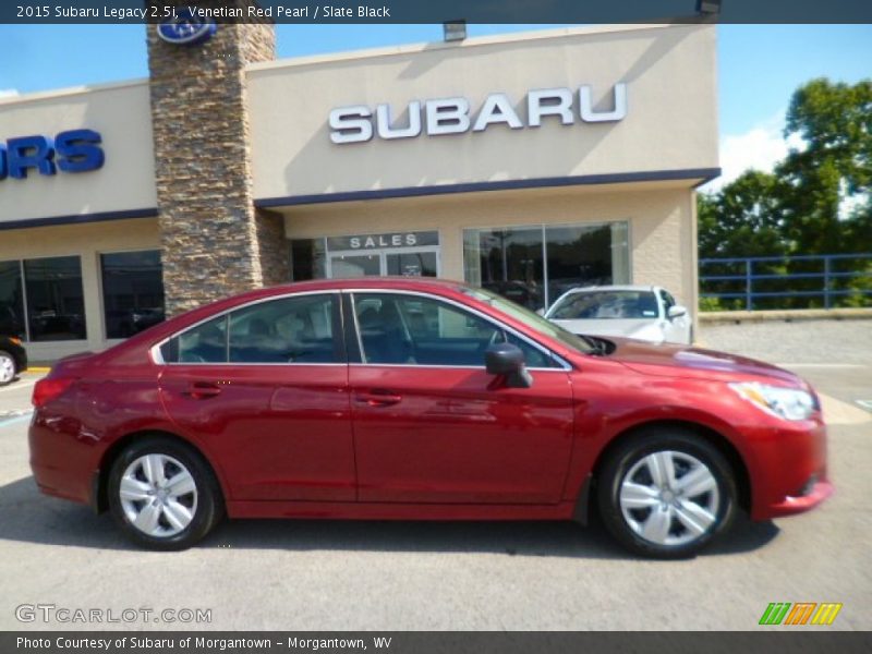 Venetian Red Pearl / Slate Black 2015 Subaru Legacy 2.5i